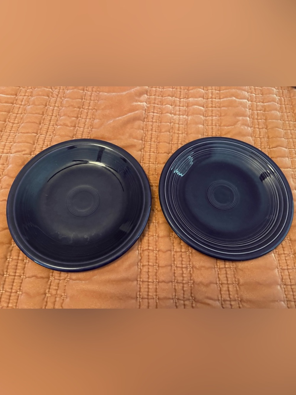 Fiesta Deep purple Mulberry Ceramic salad Plates